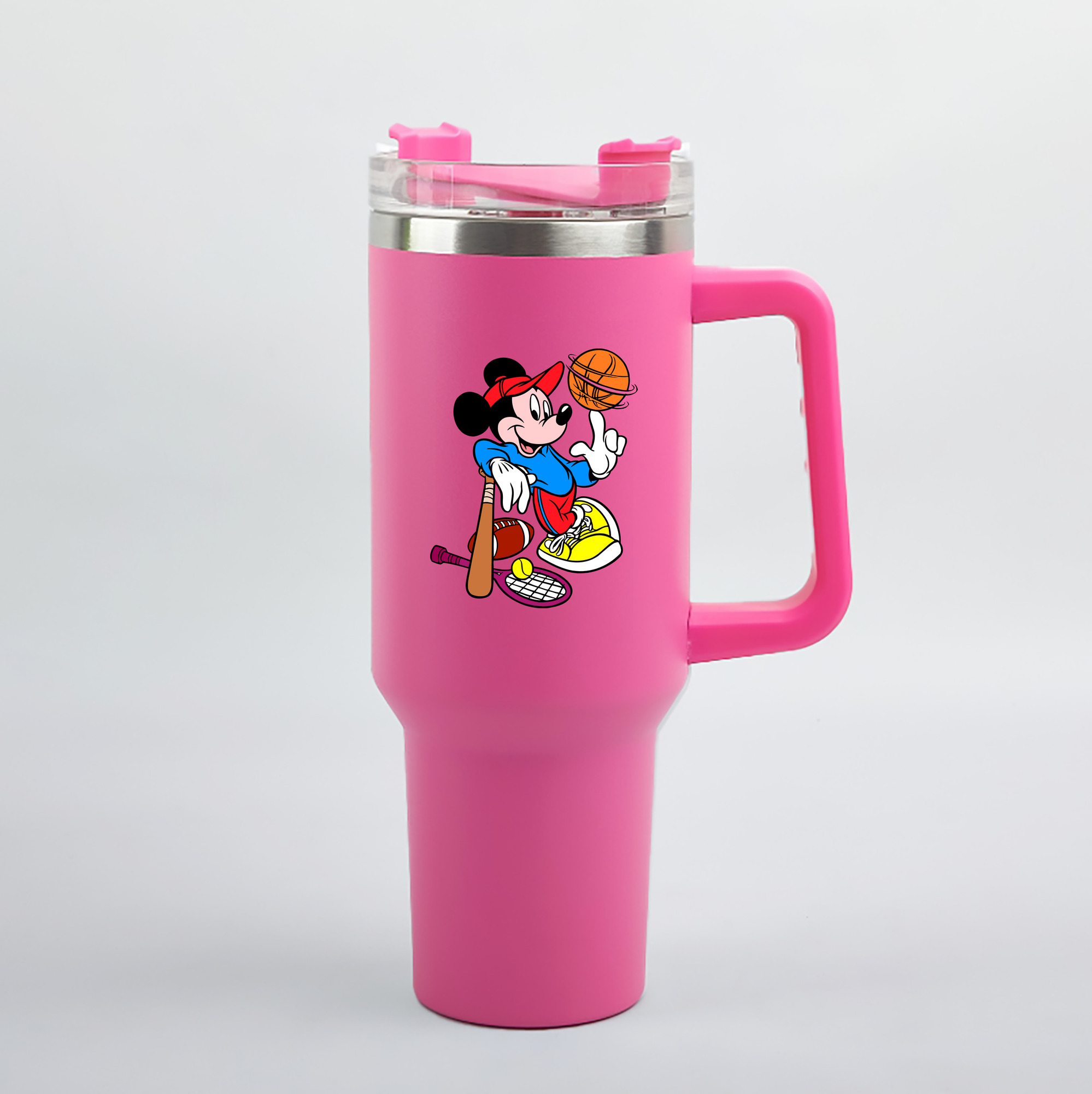 （画像用） ミッキーマウス Mickey Mouse 1200mL車用タンブラー（カラープリント）